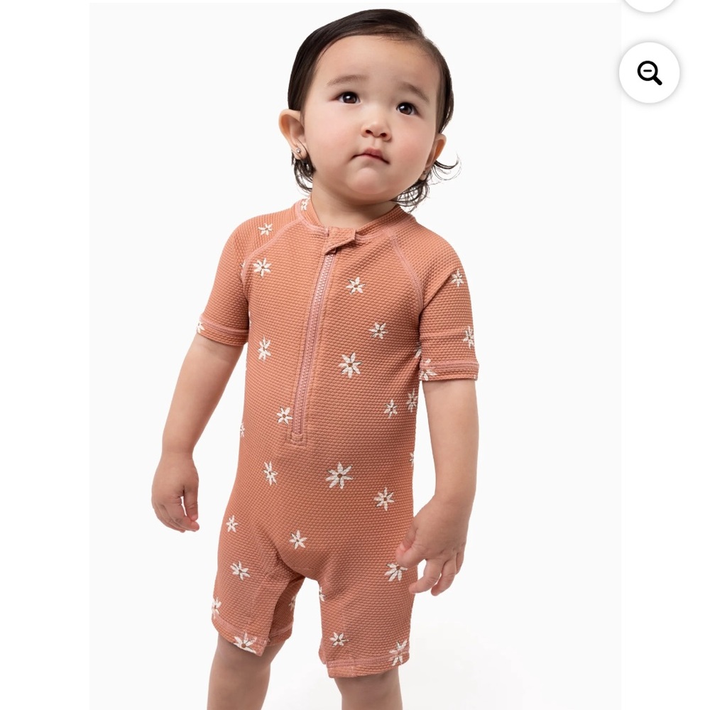 Modern Moments Gerber Baby Rash Guard Swimsuit,